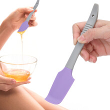 Silicone Wax Spatula Applicator High Temp Resistant Purple 10cm