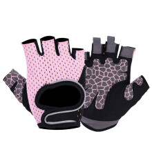 Luvas de treino respiráveis para ginásio e desportos ao ar livre, luvas de levantamento de peso com almofada de silicone antiderrapante para