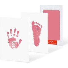 Kit per impronte senza inchiostro sicuro per bambini, design atossico e privo di acidi per impronte pulite al tatto, perfetto per creare ricordi
