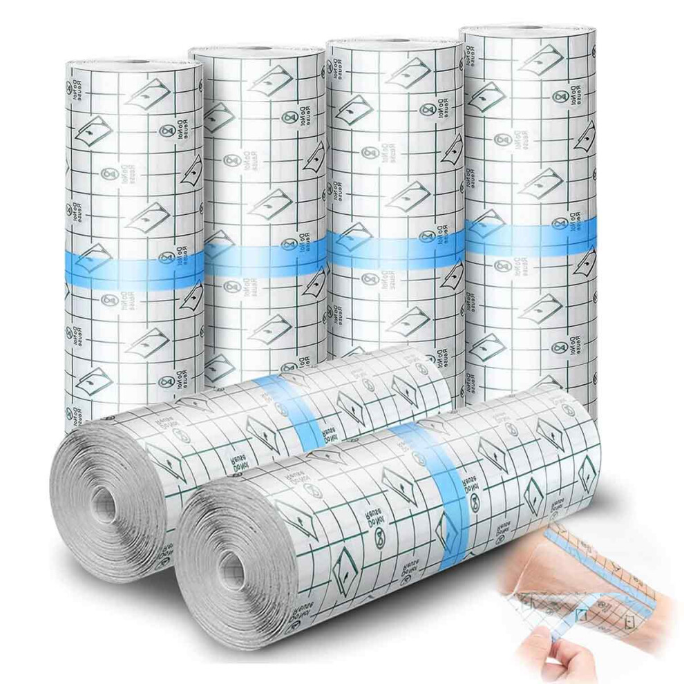 Transparent Film Tattoo Aftercare: Waterproof & Moisture-Proof Bandages for Faster Healing, Breathable Skin Care Protection, 5 Rolls for Your