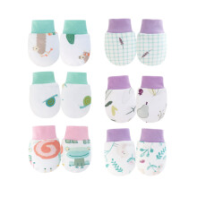 No Scratch Mittens for Newborn Babies, Soft and Comfortable Infant Gloves with Elastic Cuff, Breathable Material Newborn Baby Essentials for 0-6