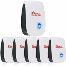 Sikker for mennesker og kæledyr, ultralydsskadedyrsbekæmper målretter skadedyr med giftfri metode, elektronisk insektmiddel, stille drift til