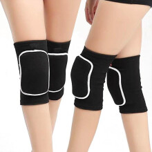 Sports Knee Pads Sponge Protectors Black S/M/L for Dancing Running Cycling