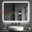 Homcom HOMCOM 600 x 800 mm Bluetooth Bathroom Mirror with LED Lights Wall Mounted 2