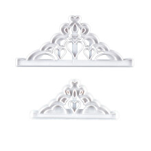 Kronen-Ausstechform-Set im Barockstil, Schokoladenfondant-Gusswerkzeug aus hochwertigem ABS-Kunststoff, antihaftbeschichtet, Tamagoyaki-Pfanne,