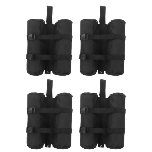 Heavy Duty 1680D Polyester Fabric Canopy Weights, Enhanced Stability For Outdoor Structures, Adjustable Velcro Straps For Secure Attachment, Portable