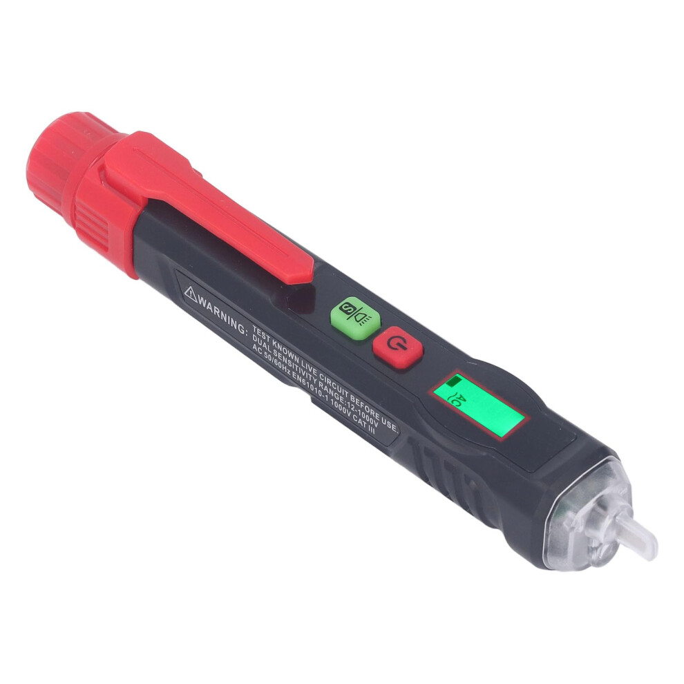 Voltage Tester An101 Noncontact Ac Voltage Detector Pen With Ncv Probe, Led And Sound Alerts 9382693951809