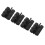 Heavy Duty 1680D Polyester Fabric Canopy Weights, Enhanced Stability For Outdoor Structures, Adjustable Velcro Straps For Secure Attachment, Portable 4