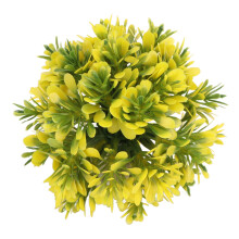 Künstliche Aquariumgrasballen Gelb 10cm Kunststoff Aquariumdeko