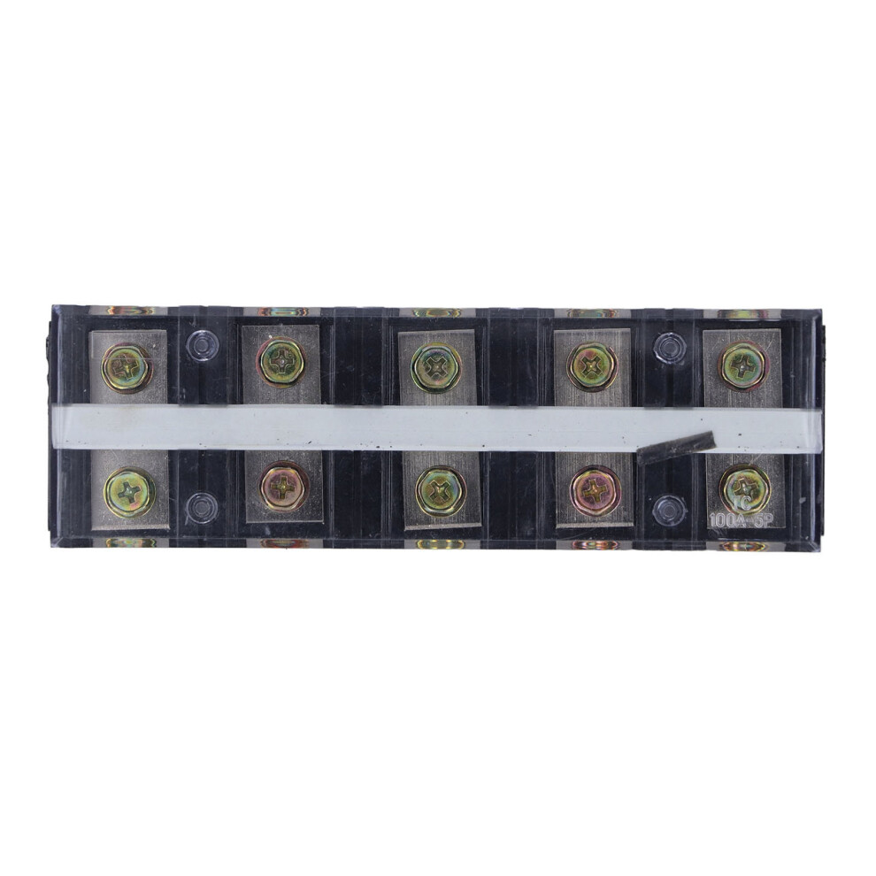 1Pcs 100A 600V Dual Row Copper Terminal Strip For Power Systems 4991372397590