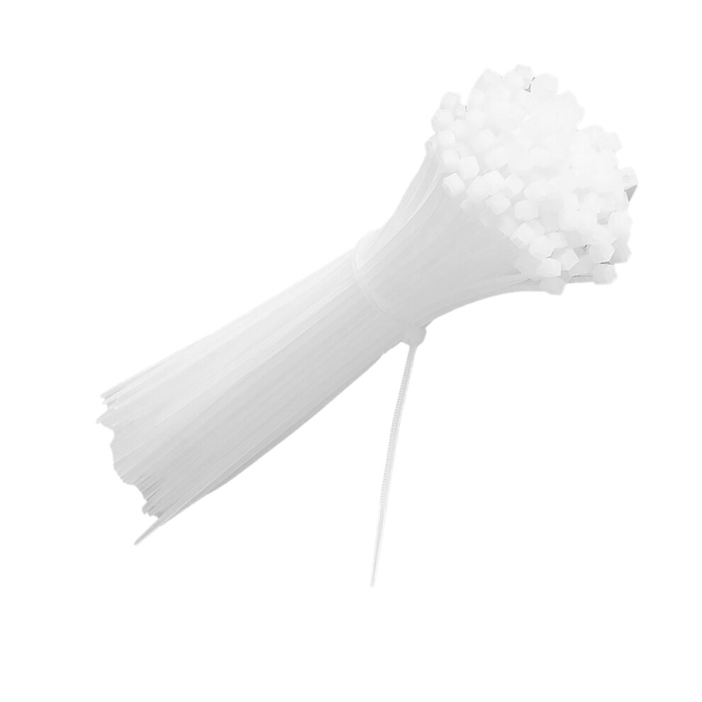 1000Pcs White Nylon Cable Zip Ties, 1.8Mm Width, Heat Resistant 4221372398137