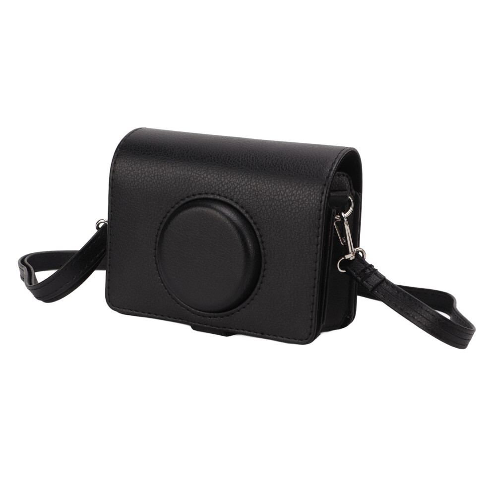 Fuji Instax Mini Evo Camera Bag Pu Leather Case With Shoulder Strap Black 9441375392627