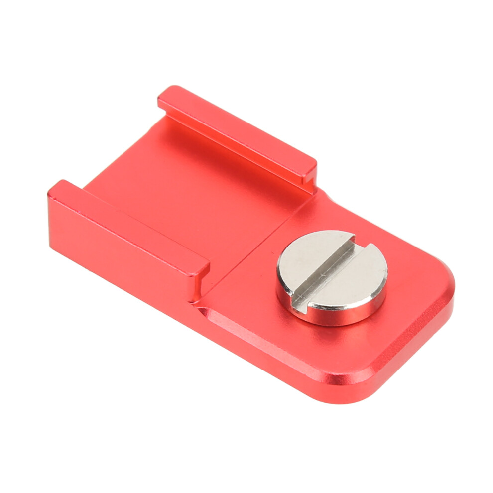 Aluminum Alloy Cold Shoe Mount Adapter For Microphones & Lights 8741375746514