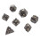 7pcs Hollow Brass Polyhedral Dice Set, Clear Coating, Durable Game Toy 1
