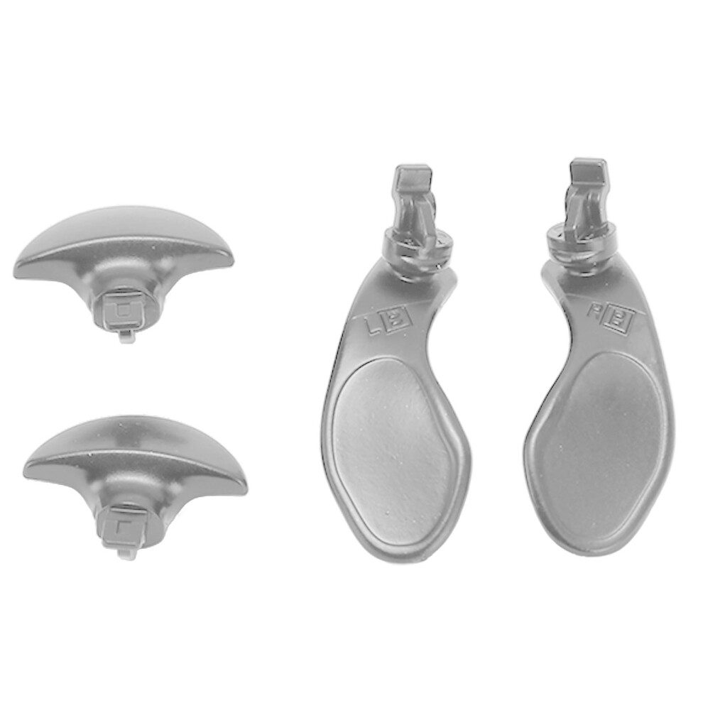 Durable Metal Back Paddles For Ps5 Edge Controller 4Pcs Set Silver 8451381633080