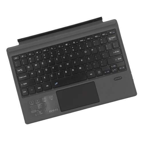 Wireless Bluetooth Keyboard with Touchpad for Pro 3/4/5/6/7+ 33ft Range Black 2