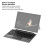Wireless Bluetooth Keyboard with Touchpad for Pro 3/4/5/6/7+ 33ft Range Black 7