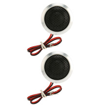 Dome-Hochtöner 150 W 2 Stück Silber Schwarz hohe Empfindlichkeit Auto-HiFi-System-Upgrade