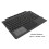 Black Wireless Bluetooth Keyboard with Touchpad for Pro 3-7+ Series 33ft Range 7