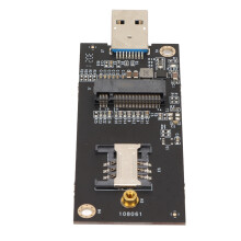Adaptateur M.2 vers USB 3.0 avec slot pour carte SIM, installation facile en plug-and-play pour Windows/Linux