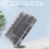 145Pcs Hex Nut Cover Protective M4-M12 Bolt Cap Protection Caps Covers Exposed Hexagon Plastic 6