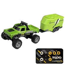 TRASPED  RC  Truck 1:64 Scala Fuoristrada Arrampicata Auto 2.4Ghz Telecomando Bambini Giocattolo Regalo Verde