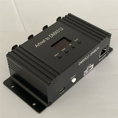 ArtNet DMX512 Ethernet Lighting Controller Interface 4 Universe 2048CH LONGYING 2