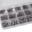 480Pcs Button  12 Sizes Screw And Nuts Kit,M2 M3 M4 Steel Assorted Hex Socket  Cap Bolts Screws Nuts Assortment Set Kit 8