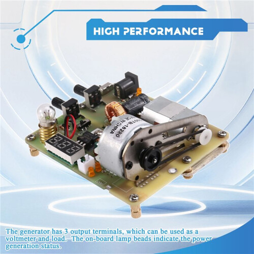 /AC Generator Electric Motor Student Hand Generator Model Power Experimental  Model Generator Model 2