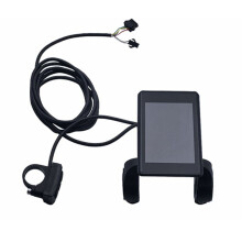 X1 24 V 36 V 48 V 60 V Elektrofahrrad-LCD-Anzeige, Farbbildschirm mit USB für Mountainbikes, SM-Anschluss