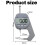 0-10 mm Elektronische Diktemeter Precieze Digitale Micrometer Diktemeter 5
