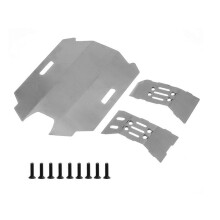 RC Car Upgrade Metal Chassis Guard Plate Kit for ARRMA1/14 MOJAVE GROM RC Car Accessories