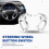 For  Ix35 TUCSON 2010-2015 Car Multi-Function Cruise Control Steering Wheel Buttons with  Button 5