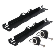 Universal Car Wheel Alignment Plate Tool Car Toe Board Wheel Alignment Tool with 2 Tape Measures for Car SUV Black