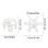 Socket Fan Light Small Ceiling Fans Adjustable Speeds Folding Leaf Lamp with Remote 3 Colors Dimmable LED Bulb 6