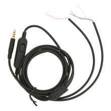 Cabo de áudio de substituição com função Mute, saída HDMI e porta USB, compatível com Logitech G433G Pro, HyperX Cloud Alpha, PS4, Xbox One,