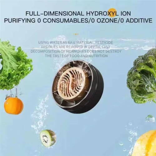 Multifunctional Fruit and Vegetable Purifier,Portable Home Washer,Automatic Vegetable Cleaner,Efficient and Eco-Friendly 1