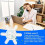 Socket Fan Light Small Ceiling Fans Adjustable Speeds Folding Leaf Lamp with Remote 3 Colors Dimmable LED Bulb 4