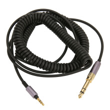 Gold Plated 3.5Mm Pole Jack, Premium Tpe Materials Replacement Headphone Cable For Clear Sound Connection, Strong And Wear Resistant, Compatible With