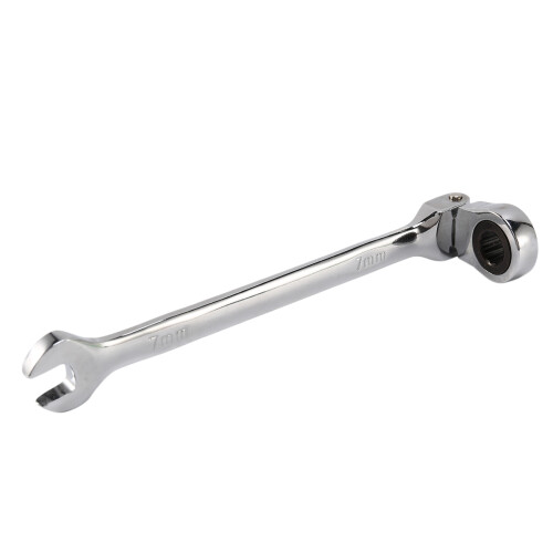 7mm Flexible  Ratchet Action Wrench Spanner Nut Tool