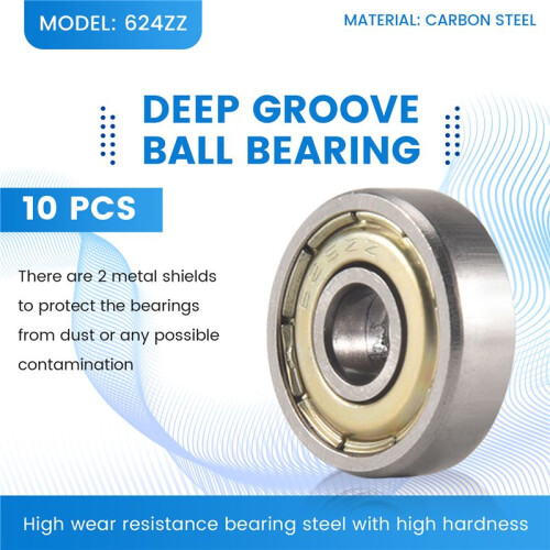 10x  bearing  Deep   625-ZZ Top quality 5mm 2