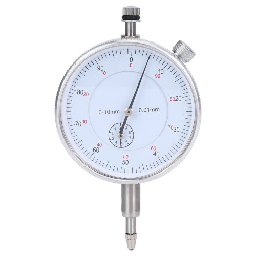 Dial Indicator Gauge 0-10mm Meter Precise 0.01 Resolution Concentricity Test