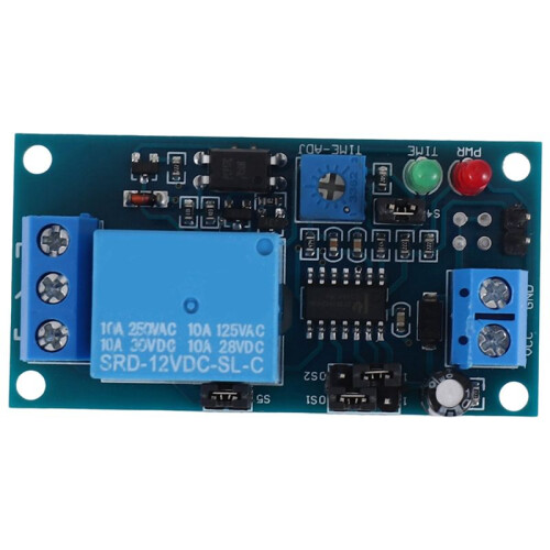 SRD-12VDC-SL-C NC-Timer med 12V  Tidsstyrning