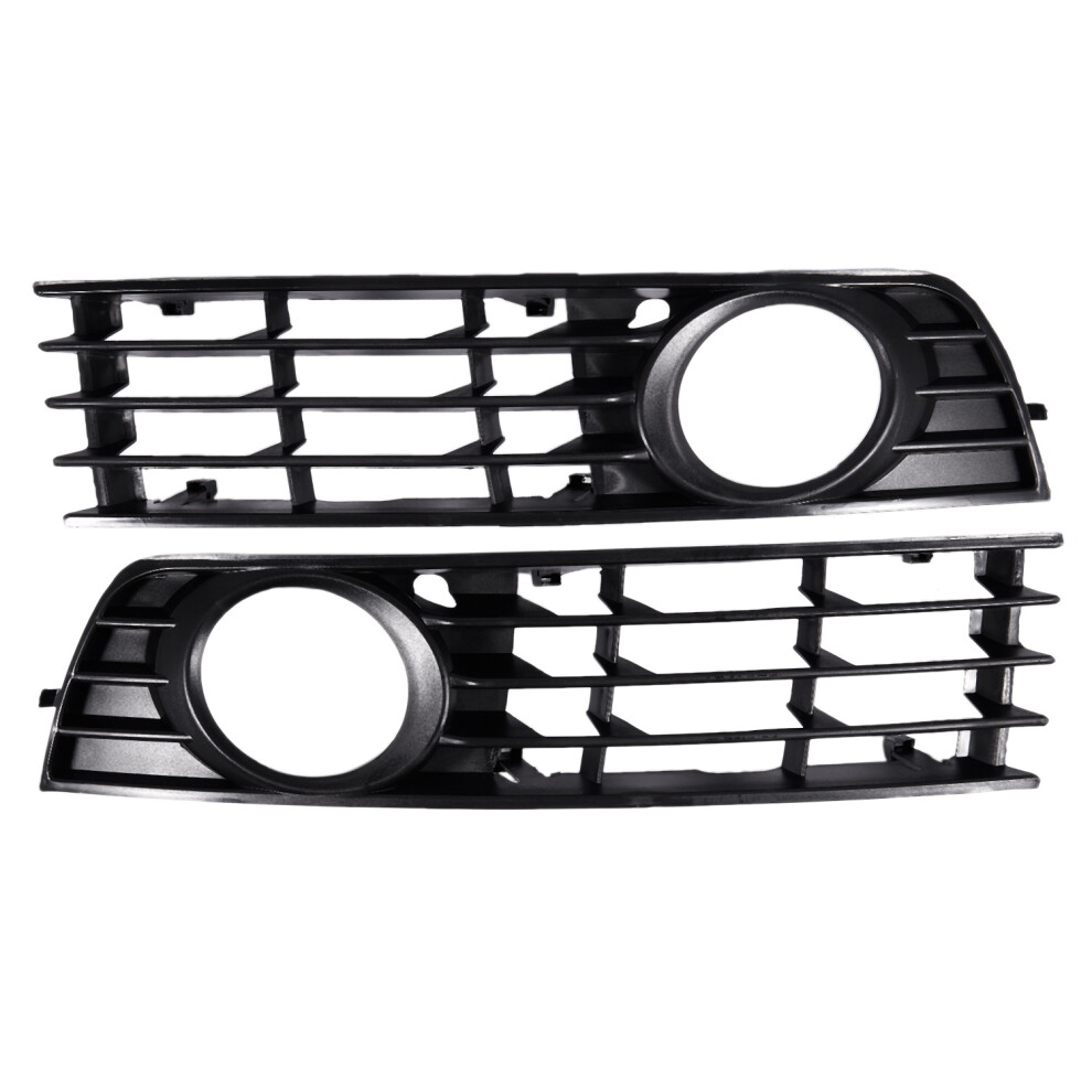 1 Pair Fog Grille Front Lower Left Right Grid Grille For A4 B6 Sedan 02-05 Light 6033001521858