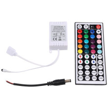 44 keys Wireless IR Remote control with receiver for 5050 3528 RGB SMD LED strip light