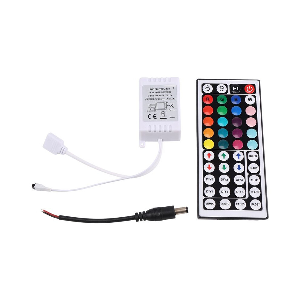 44 Keys Wireless Ir Remote Control With Receiver For 5050 3528 Rgb Smd Led Strip Light 6033832985836