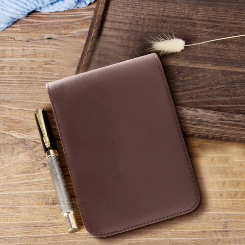 Stylo Plume Roller Marron Leather Binder Case Holder Papeterie pour 12 Stylos 2