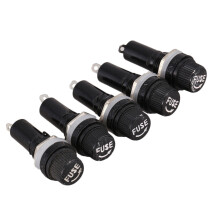 5 Stuks AC 125V 15A 6 X 30 mm Paneelgemonteerde Zekeringhouder
