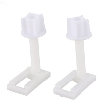 2 St DIY-Toalettsitsskruvar i Plast FäStanordningar Passar Toalettsitsar GåNgjäRn Reparationsverktyg Typ&Storlek:5# 4,4X2,4Cm