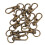 10pcs Metal Clasp Swivel Trigger Clips Snap Hooks Key  Bags DIY  Copper 1